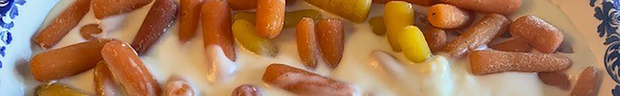Carrots with Tarragon White Sauce 