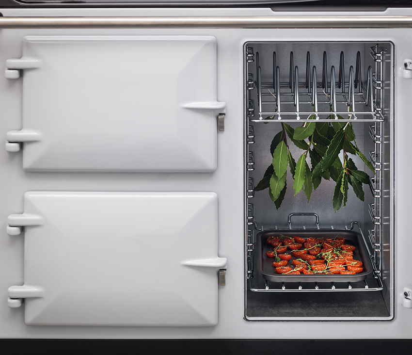 AGA Warming Oven Drying Herbs