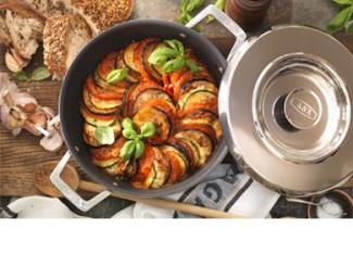 Vegetables in AGA Non-Stick Stainless Steel
